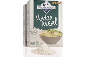 Yehuda Jerusalem Matzo Meal, 16oz (2 Pack) In Resealable Container, Kosher for Passover