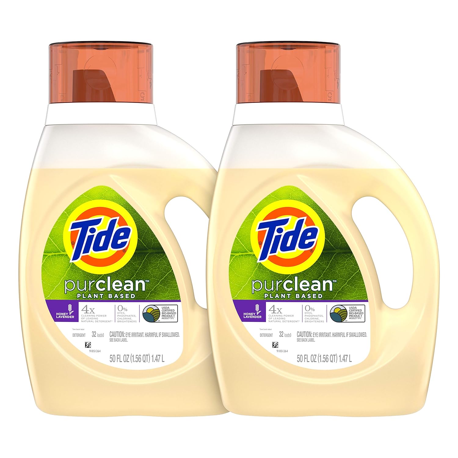 公式の Tide Purcleanプラントベースの洗濯洗剤 ハニーラベンダー B06xrjgjtz 100 Fl Oz 64 Loads 液体洗剤 Www Wwmp Org Za