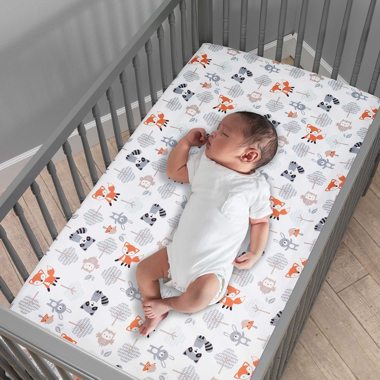 Bedtime Originals Woodland Friends 3Piece Crib Bedding Set, Multicolor : Baby