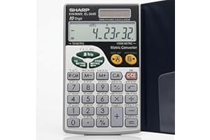 SHARP EL344R Metric Calculator
