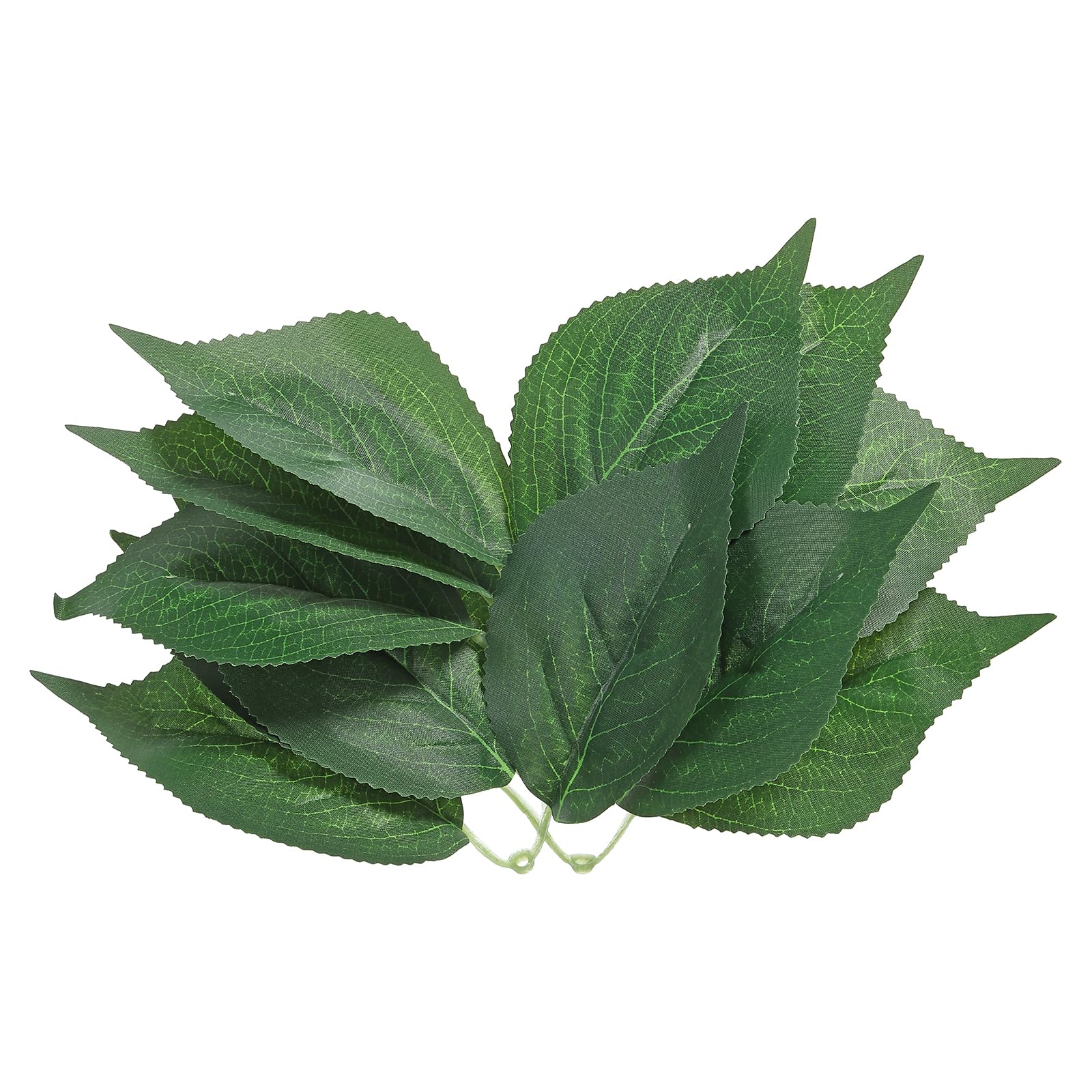 PATIKIL 3.15x11.02 Artificial Silk Hydrangea Leaf, 40 Pcs Artificial Greenery Leaves Fake Leaves Fake Crafts Leaves for DIY Wedding Bouquets Home Decoration