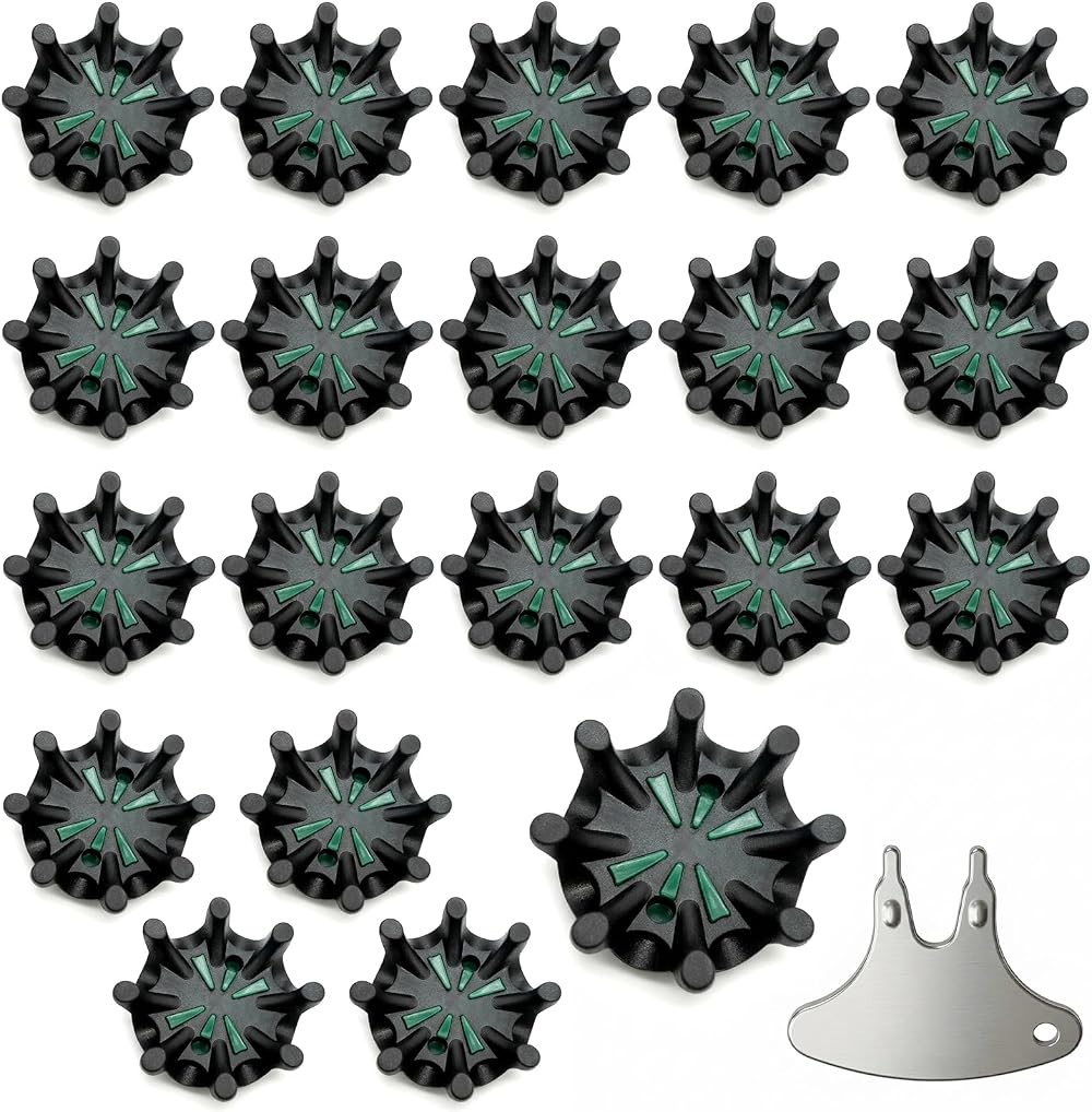LONGKUN 20pcs Golf Spikes Replacements with 1 Wrench FootJoy Fast Twist 3.0