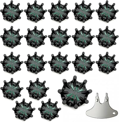 LONGKUN 20pcs Golf Spikes Replacements with 1 Wrench FootJoy Fast Twist 3.0