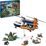 LEGO City Jungle Explorer Helicopter at Base Camp 60437 5 Minifigures view 1