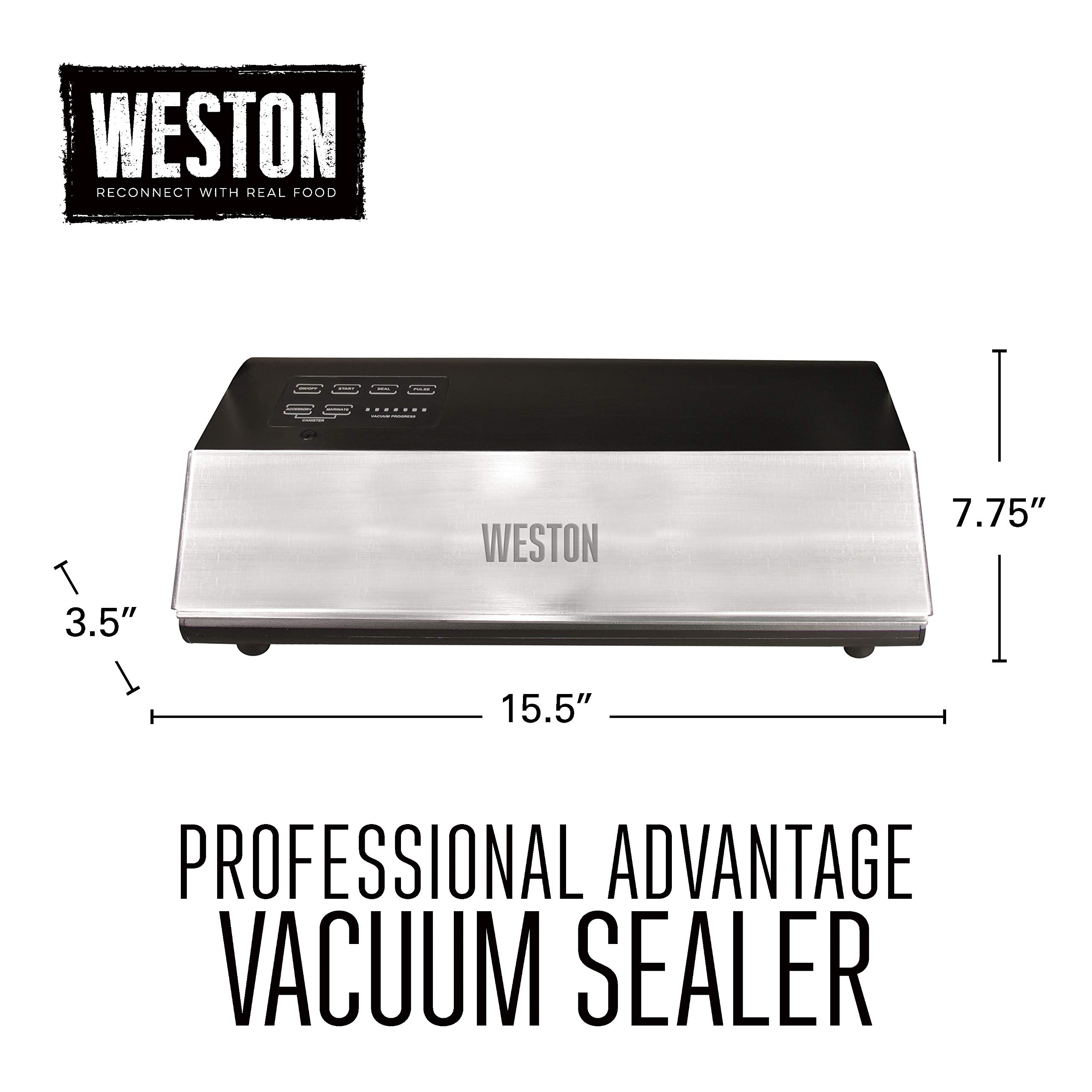 Weston 65-0501-W Professional Advantage Vacuum Sealer, 11