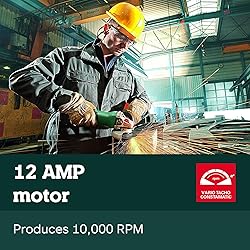 Metabo Angle Grinder 6", 12 AMP Motor, 10,000 RPM