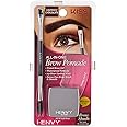 iEnvy by KISS All-In-One Brow Pomade Chocolate KBPM02 Waterproof Long Lasting Mirror Cap Stencils Included