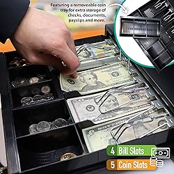 Nadex CR260 Cash Register, Steel Drawer, Fast