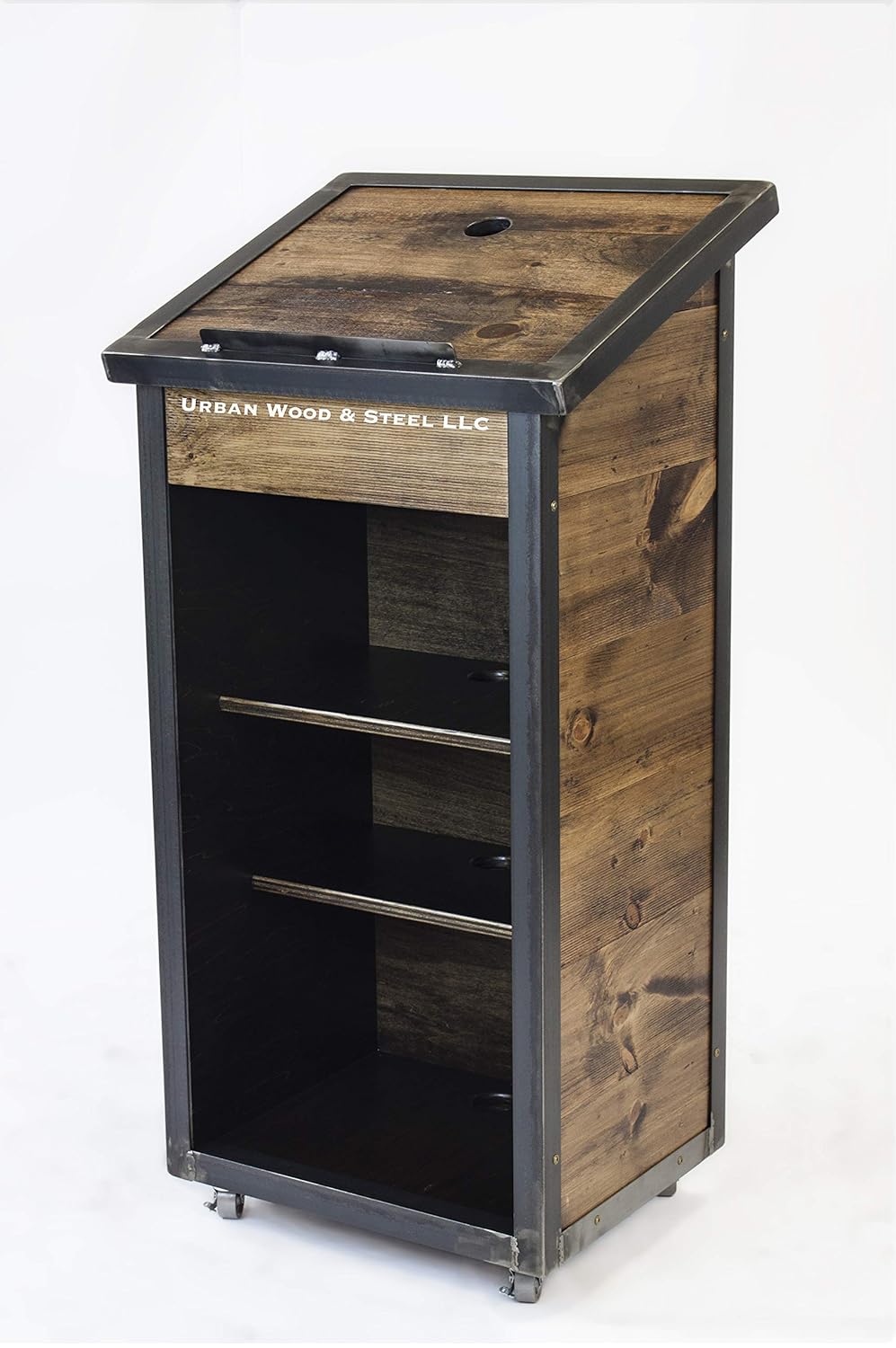 Rustic Wood Speaker/Host Podium Handmade