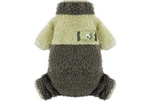 SHIFENMEI Dog Pajamas Spring Dog Sweater for Small Dogs Girl Dog Outfit OnePiece Jumpsuit Lightweight Dog Pjs for Chihuahua Teacup Yorkie, XXS, Green