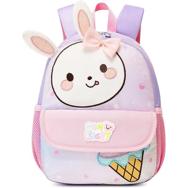 Adorable Plush Animal Toddler Backpack - Cute Bunny Design For Kids 2-6 Years, Soft & Lightweight - View #13