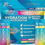 HydroMATE Electrolytes Powder Drink Mix Packets