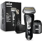 Braun Series 9 Pro 9460cc Electric Razor, Waterproof Foil Shaver, Wet/Dry Use, ProLift Beard Trimmer, 5-in-1 Cleaning & Charging SmartCare Center