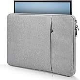 Portable Monitor Case Sleeve 18.5 Inch Compatible with Most Large 18/18.5 Inch Portable Monitor Pouch Bag with Pocket(17.5x11.8 Inch)
