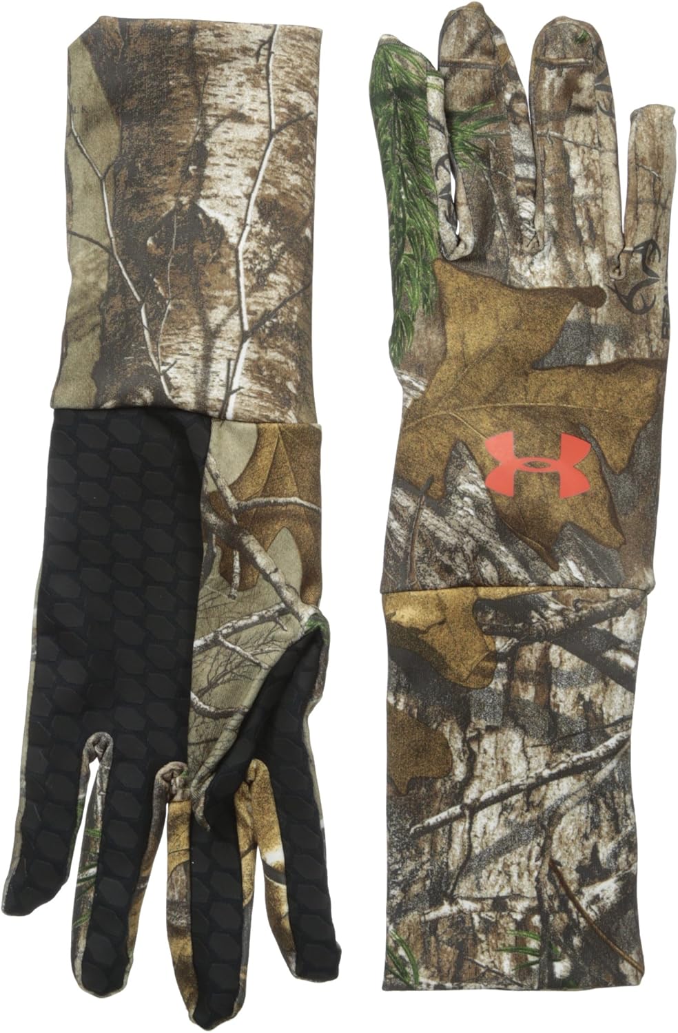 Under Armour Men's ColdGear Camo Liner Gloves, Realtree ApXtra