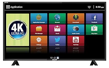 Mitashi 125.73 cm (50 inches) MiDE050v25 4KS 4K LED Smart TV (Black)