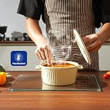 Kitchenville Glass Cutting Board 16x12 Tempered Counter Protector view 7