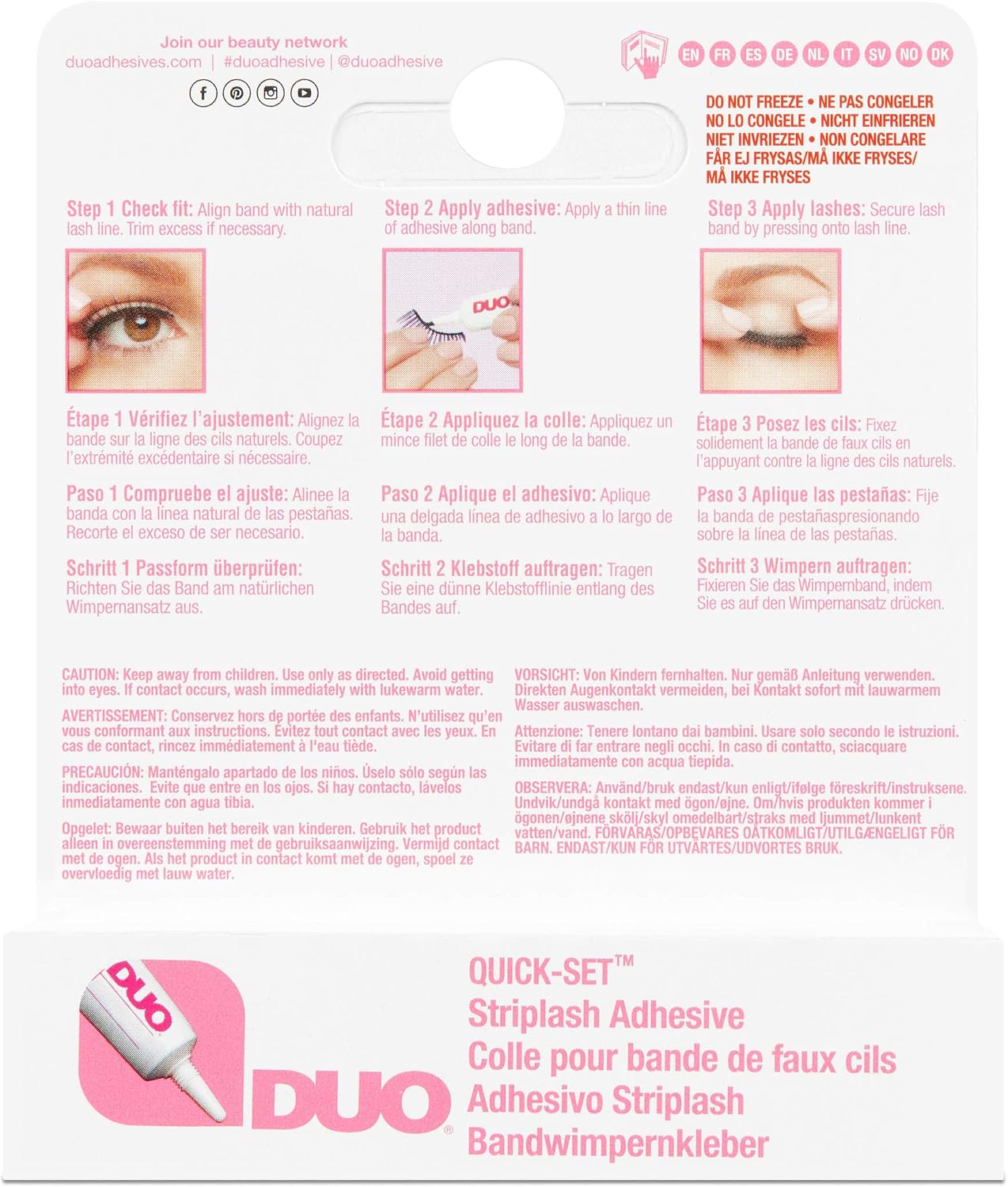 DUO Quick-Set Striplash Adhesive, Dark, 7g - Image 3