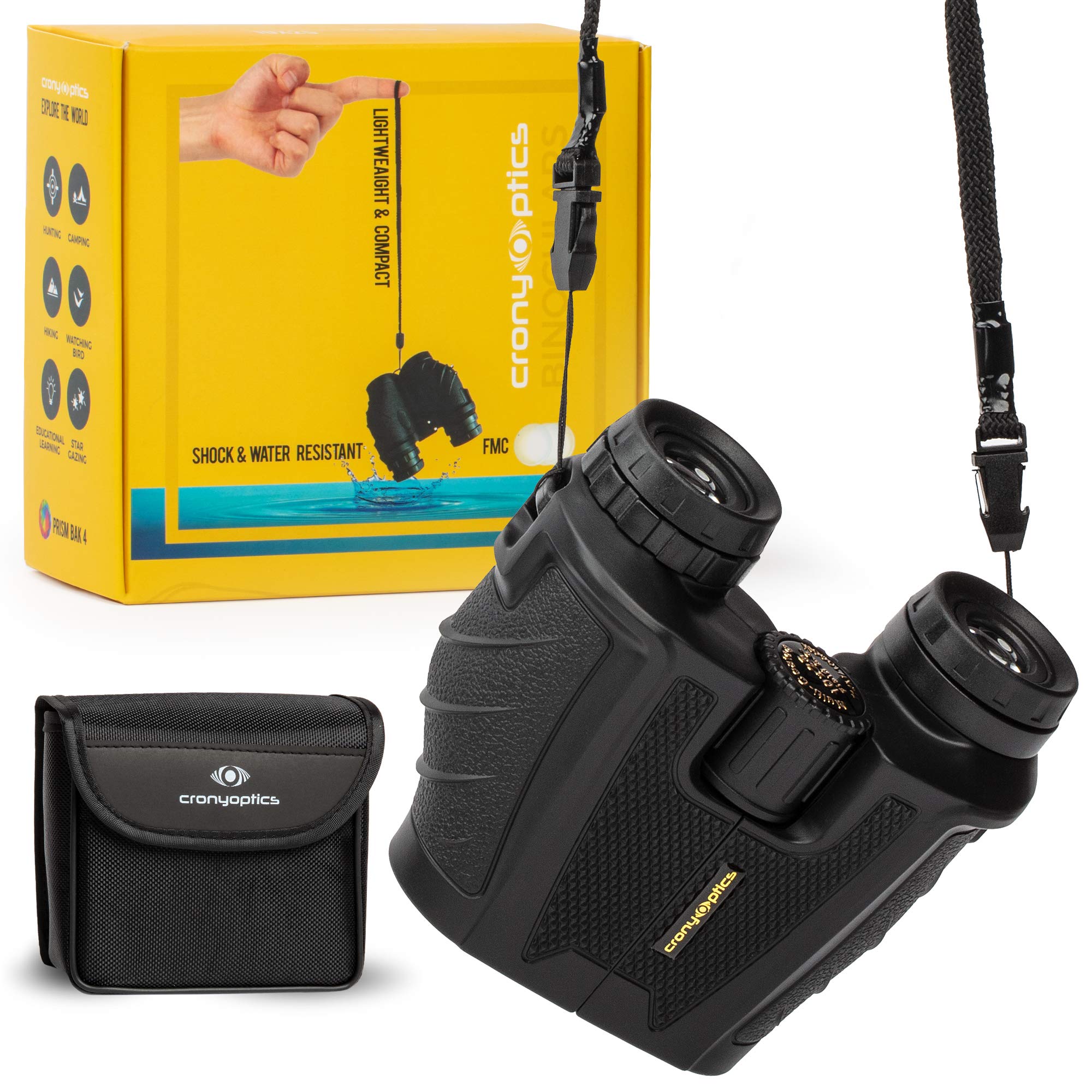 Lightweight and Compact Binoculars for Adults 10x25 High Powered Bino