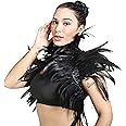 Maleficent Costume Women Feather Cape Wing Man Collar Women Bird Adult Gothic Renaissance Burlesque Cabaret Raven Festival Bl