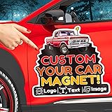 Custom Car Magnet with Your Logo ║ Advertise Your