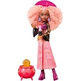 Monster High Doll, Moonspell Magic Rae Lumina | Sun Witch in Pink Skirt with Cauldron Surprise &amp; Accessories like Candle, Hat &amp; Spellbook
