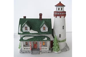 Dept 56 Retired Craggy Cove Lighthouse, New England Village [Item #59307]
