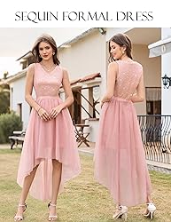 BeryLove Homecoming Dresses for Teens Sequin Formal