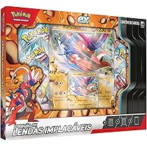 Pokémon TCG, Box Lendas Implacáveis Zacian, 37 Cartas : Amazon.com