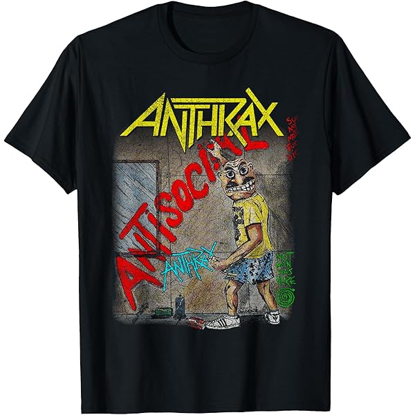 ANTHRAX NOW IT'S DARK Tシャツ Lサイズ USED! ANTHRAX Tシャツ NOW IT'S DARK OFFICIAL！ | 45REVOLUTION