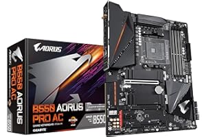 GIGABYTE B550 AORUS PRO AC (AM4 AMD/B550/ATX/Dual M.2/SATA 6Gb/s/USB 3.2 Gen 2/Intel Dual Band 802.11AC WiFi/2.5 GbE LAN/PCIe