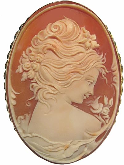 Cameo Brooch Master Carved, Italian 