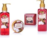 BRUBAKER Garden Rose 7pc Bath Gift Set w/ Massager - Rose Violet Fragrance view 2