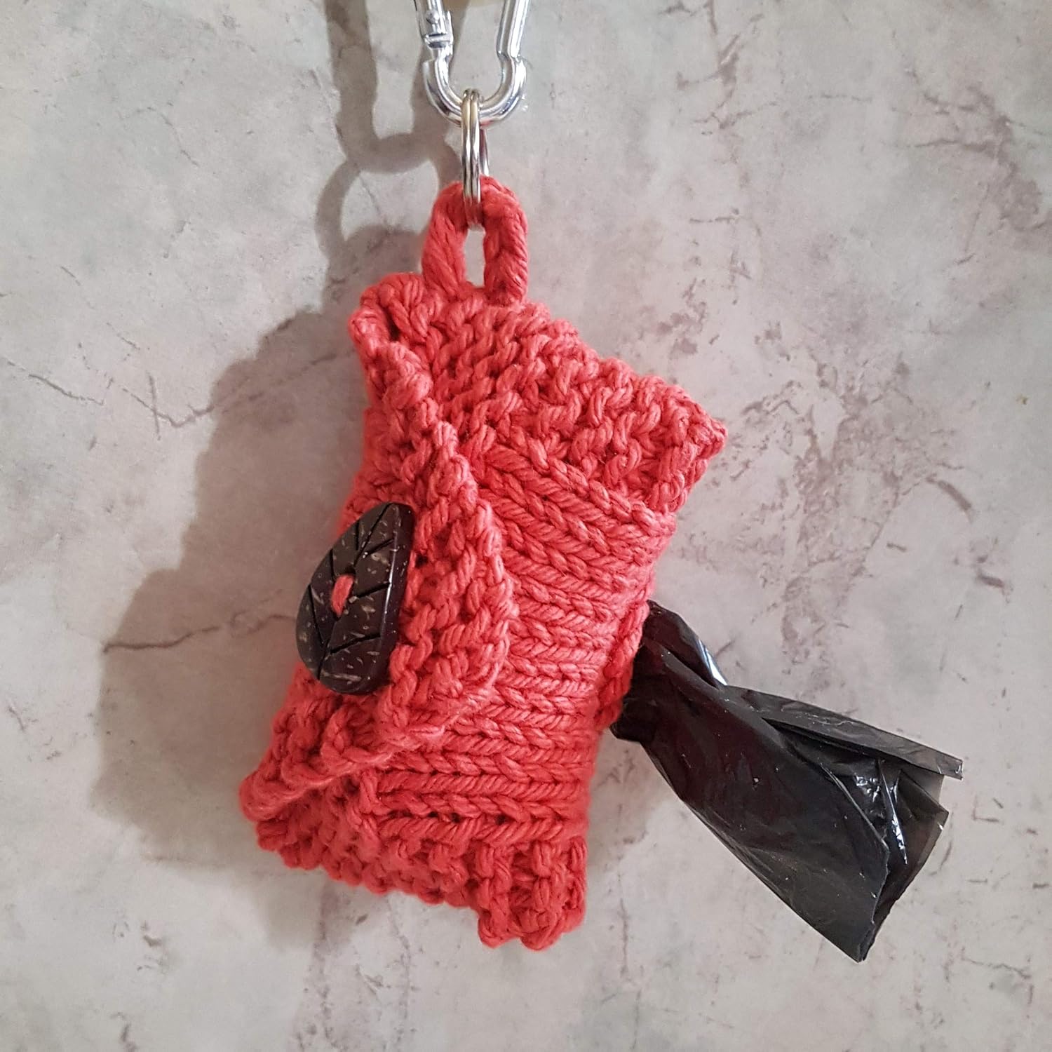 crochet poop bag holder pattern