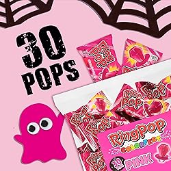 Ring Pop Individually Wrapped Pink Halloween