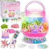 MELAND Unicorn Terrarium Kit Craft Kit for 5-10 Girls Gifts Unicorn Toys view 1