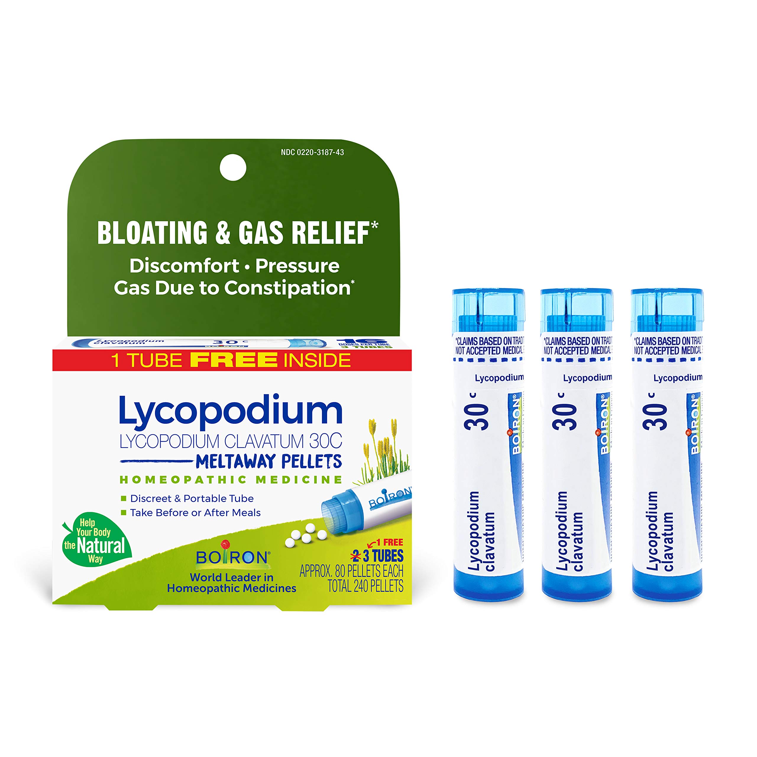 Boiron Lycopodium Clavatum 30C Homeopathic Medicine