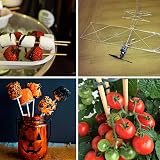 NadaKin SMoreS Bamboo Roasting Sticks 36in 5mm 200 pcs Fire Pit Skewers view 8