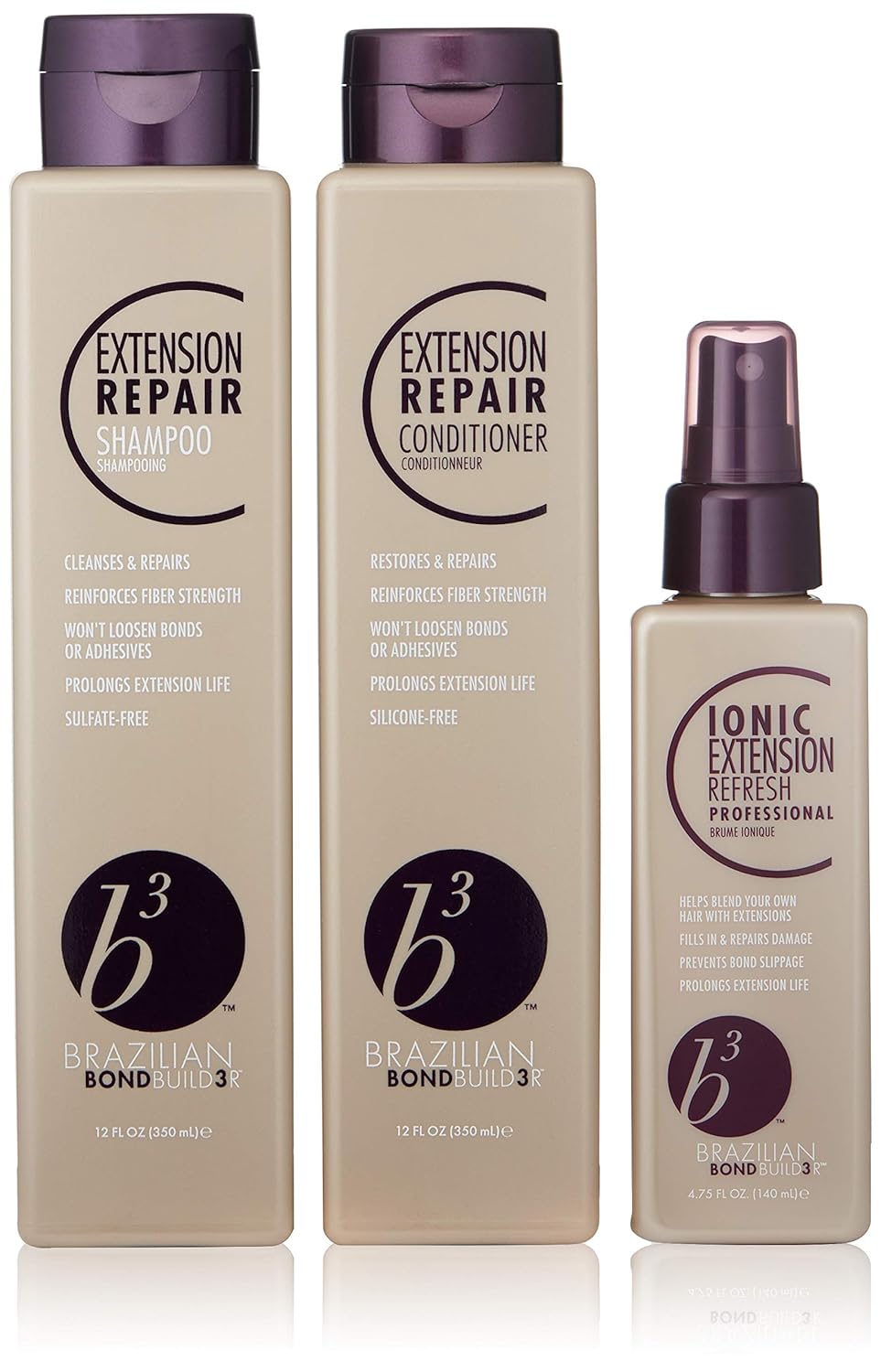 Amazon Com B3 Brazilian Bondbuilder Extension Trio Set Luxury Beauty