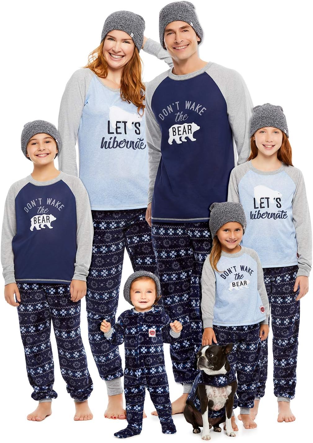 Family Let's Hibernate Matching Pajama Set