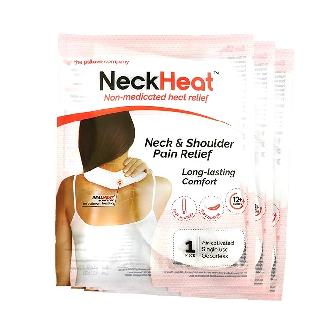 NeckHeat Heat Patch for Neck & Shoulder Pain Relief and 100 Natural