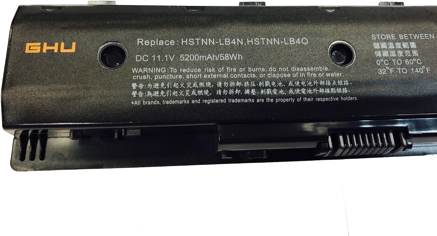 GHU New Battery PI06 PI06XL Compatible with HP Notebook HSTNN-LB4N HSTNN-UB4N HSTNN-LB4O PI09 PN 710416-001 710417-001 HSTNN-YB4N HSTNN-YB4O P106 PI06 PI06XL PI09 58WH 5200mAH 10.8v11.1v - Image 4