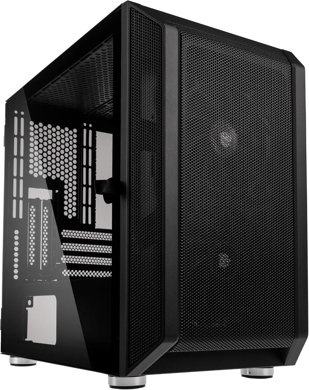 Kolink Citadel Mesh Micro ATX Case Black Tempered Glass Full Mesh Front