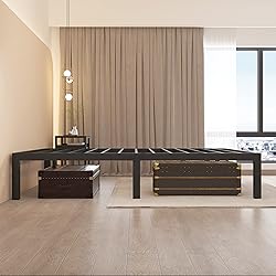 MAF 14 Inch Full Size Metal Platform Bed Frame with