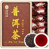 XIXICHA Pu 'er Tea Puerh Ripe Tea Loose Leaf Authentic Chinese tea Black TeaNo additives All-natural 140g/4.94oz (20 bags)普洱熟茶袋泡 独立包装茶叶