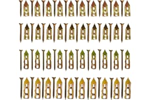 DANGJUACUA 80-Piece Self-Drilling Anchors Kit – 2025 Upgraded Heavy-Duty Metal Screw Anchors for Walls Without Drilling (4 Sizes Included)
