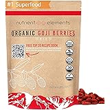 2 lbs/32oz Premium Organic, Raw & Dried Goji Berries - USDA Certified - (907g) - Natural Superfood - Extra Large, Non GMO Ber