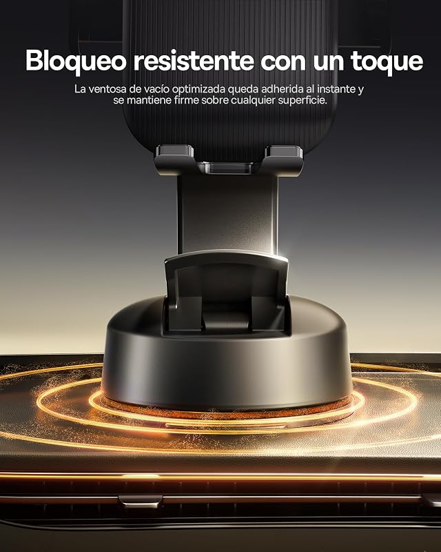 Suporte para telemóvel de ar C03, ventosa para automóvel, suporte universal para tablier e para-brisas, dupla rotação de 360° para iPhone Samsung Todos os smartphones