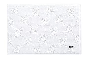 JOOP! Badteppich NEW CORNFLOWER 50 x 70 cm weiß
