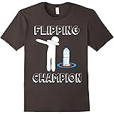 Water Bottle Flipping Tshirt Dabbing Flipping Champion
